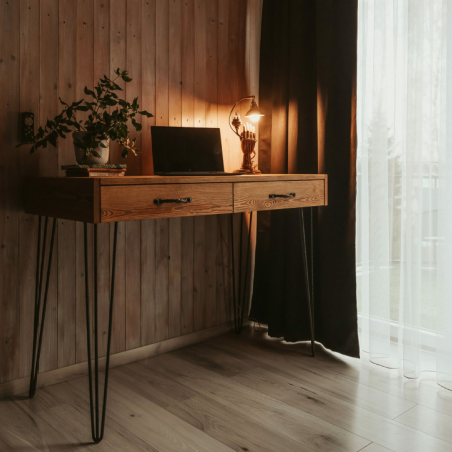 RUSTIC kahe sahtliga kirjutuslaud