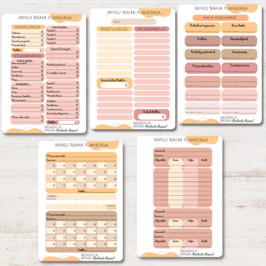 Minu raha planeerija KOMPLEKT "Originaal"